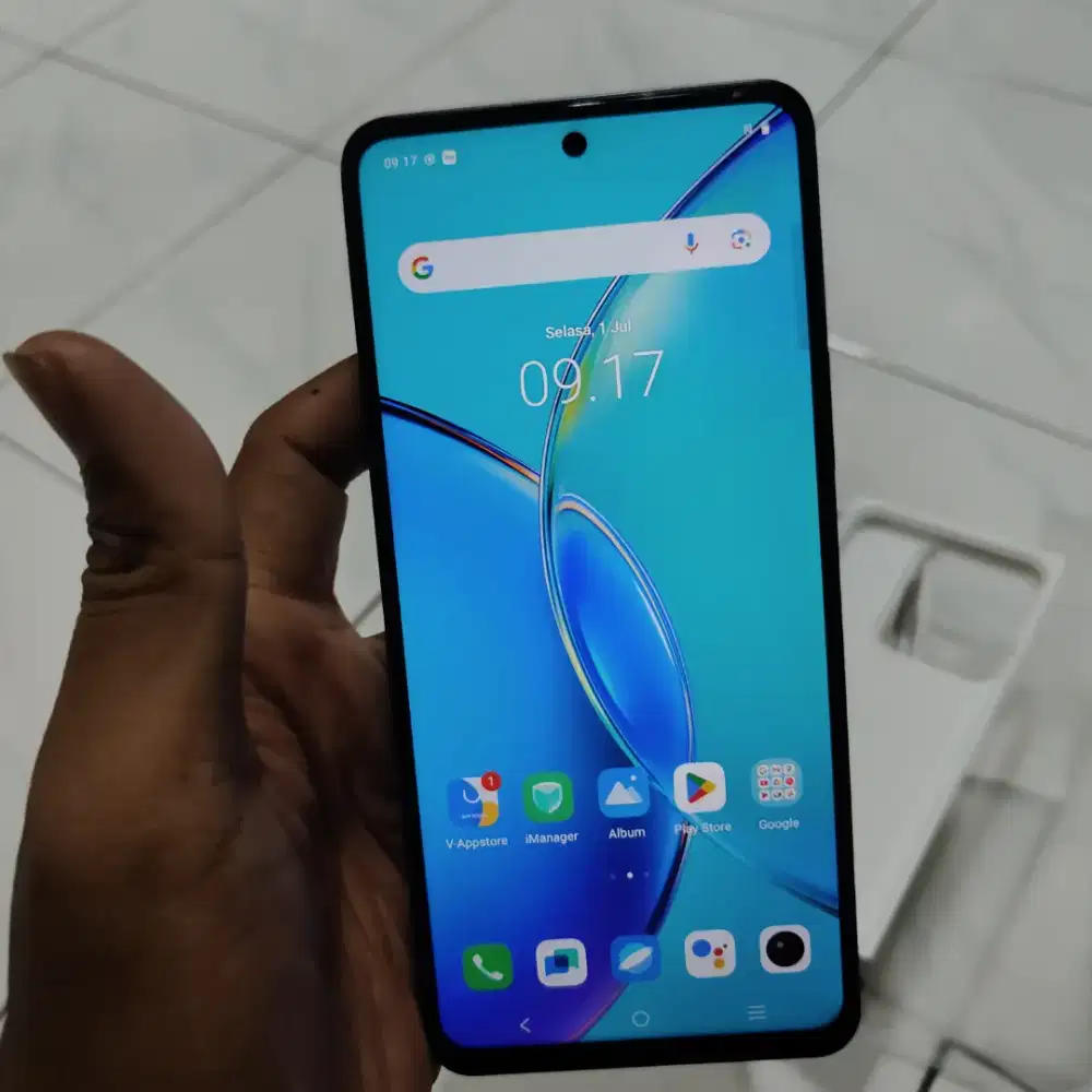 vivo y36 256gb black fulset original