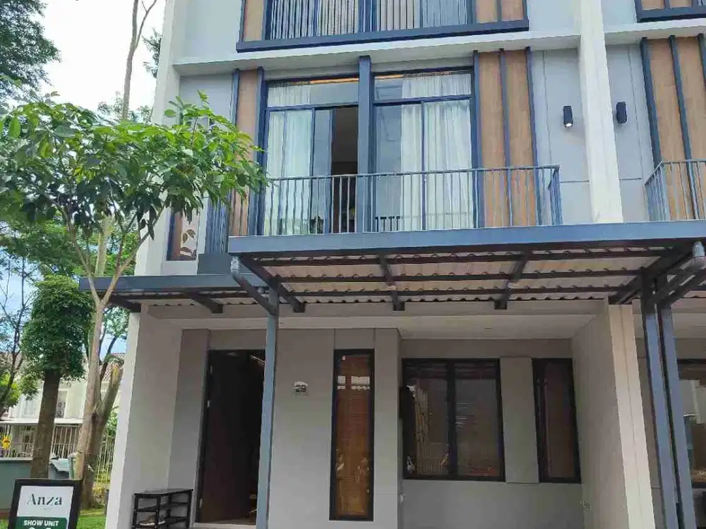 Anza Homes Hunian 3 Lantai dengan Konsep Open Layout