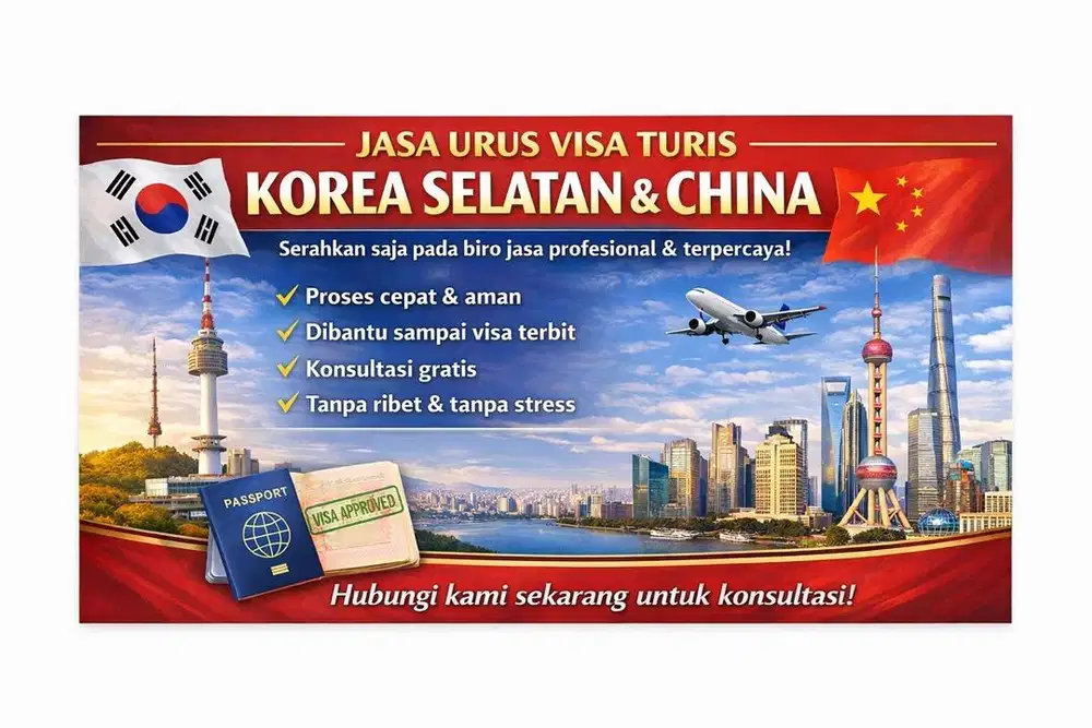 BIRO JASA VISA TURIS KOREA SELATAN & CHINA