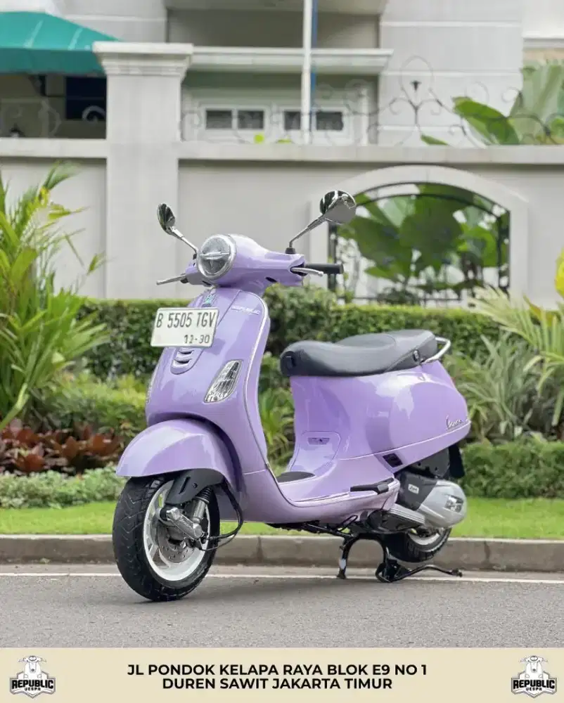 PIAGGIO VESPA LX 125 IGET LED TH 2020 WARNA LILAC
