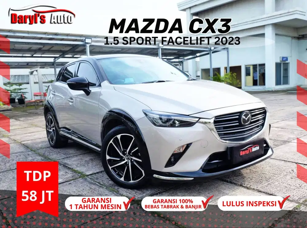 2023 MAZDA CX3 CX 3 Sport Facelift Sunroof tdp 58jt