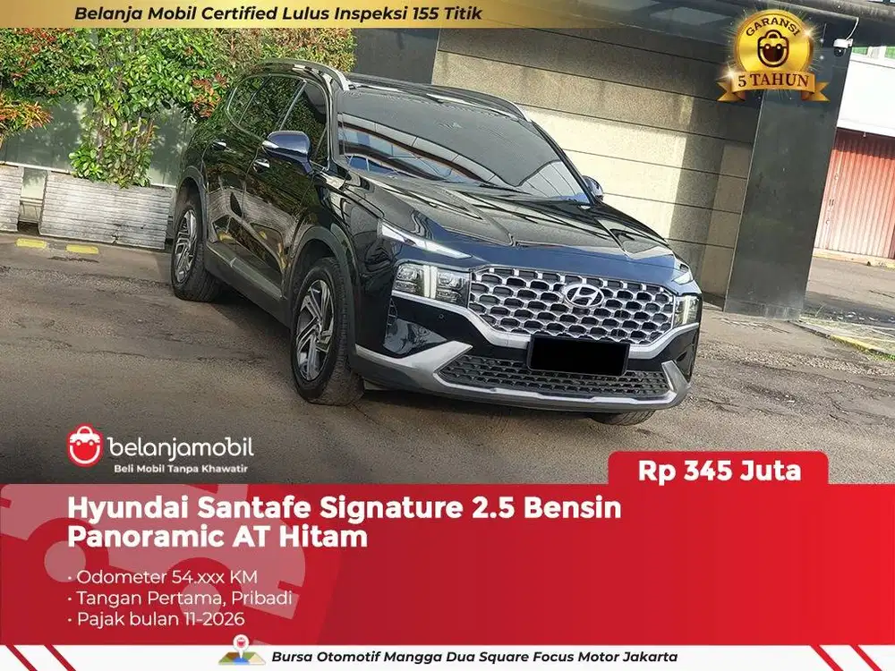 [ GARANSI 5TH ] Hyundai Santafe Santa fe Signature 2.5 AT 2021/2022