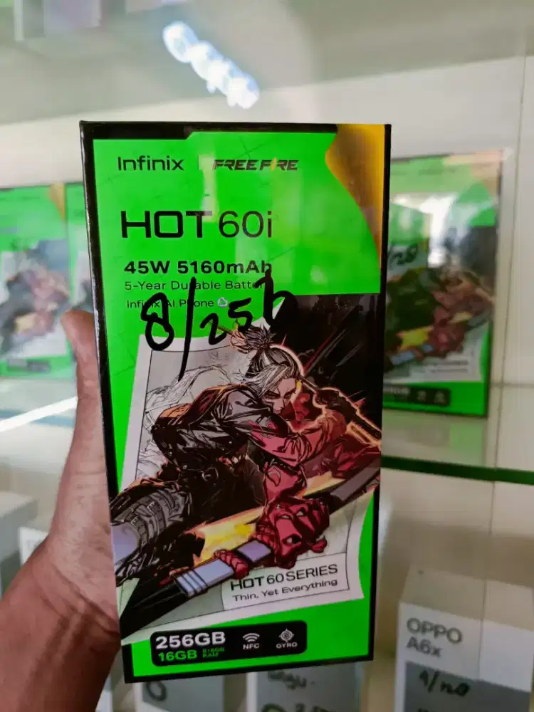 INFINIX hot60i 8/256 geransi resmi 1th