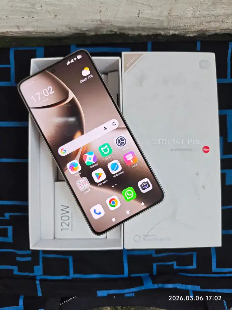 Xiaomi 14T Pro 12/256 Fullset ori segel mulus garansi aktif 2026