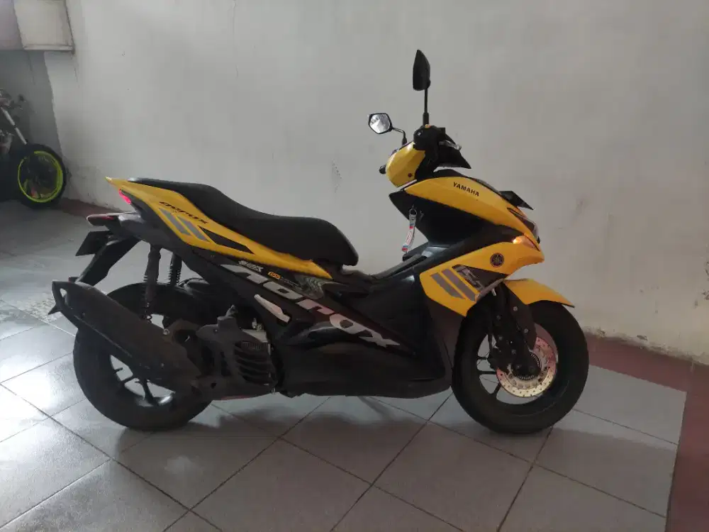 Suzuki aerox 155 cc 2017 plat ad warna kuning