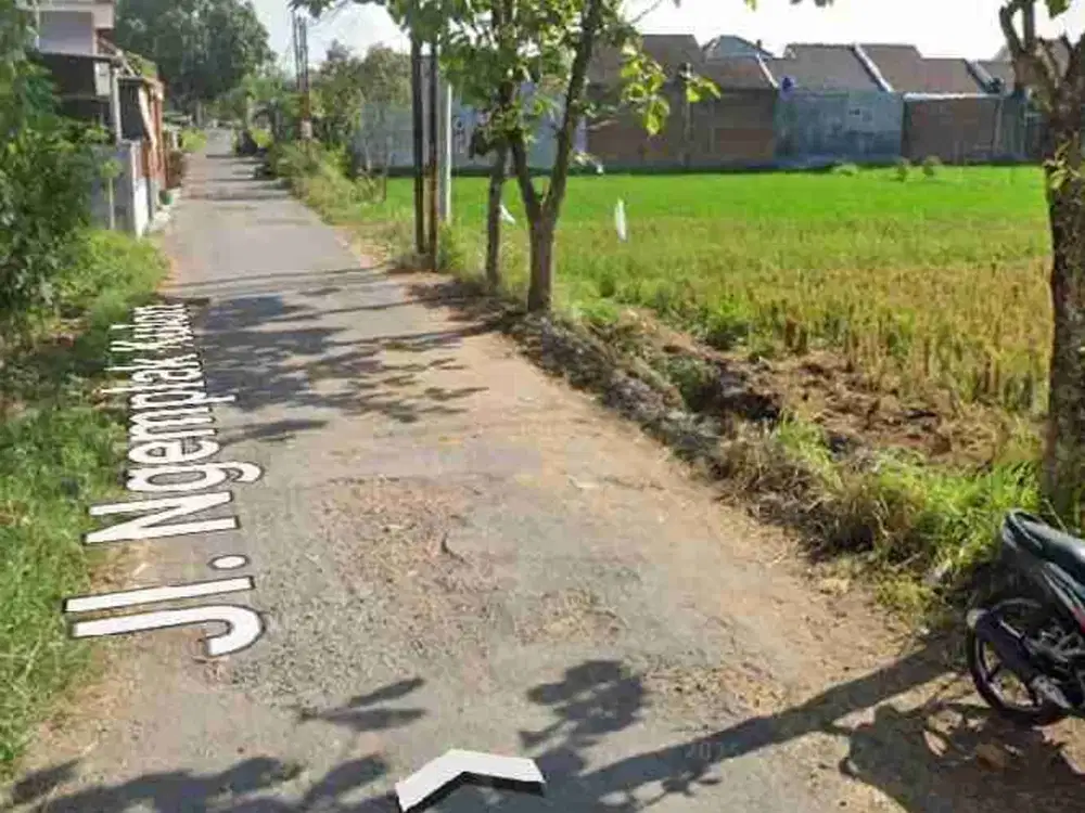 Dijual sawah 1480m di ngemplak mboti kartasuro