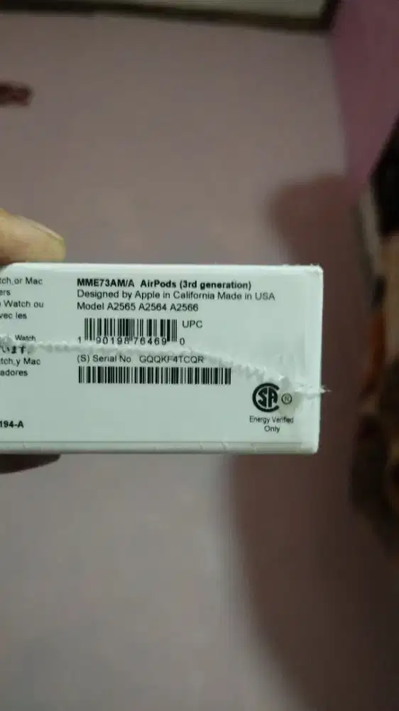 Ipods tws gen 3 original masih baru segel