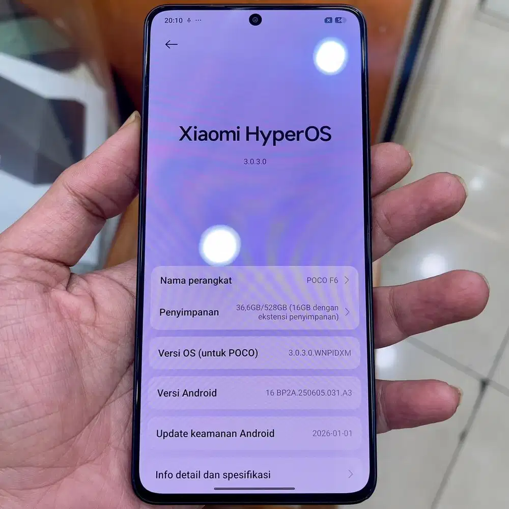 Xiaomi poco f6 ram 12 / 512 fullset original