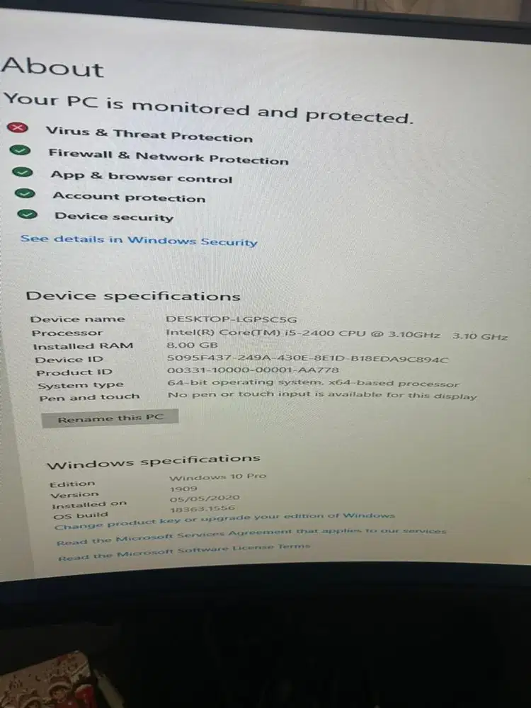 FOR SALE PC GAMING MONITOR ULTRAWIDE