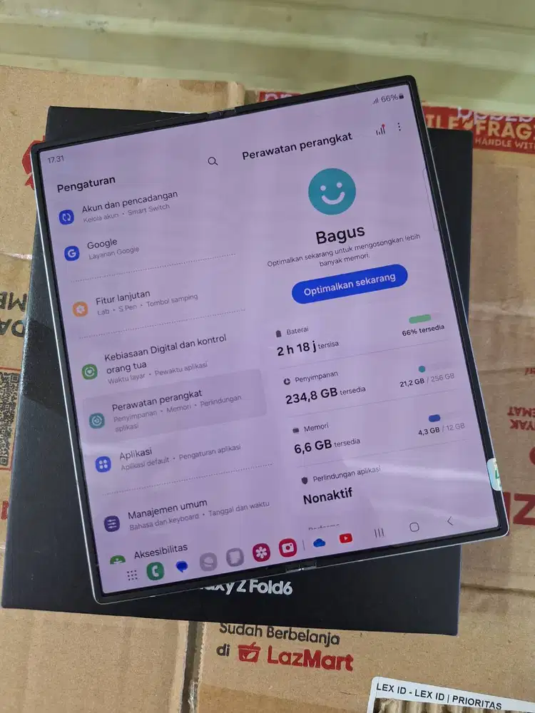 samsung z fold 5 512gb sein lengkap