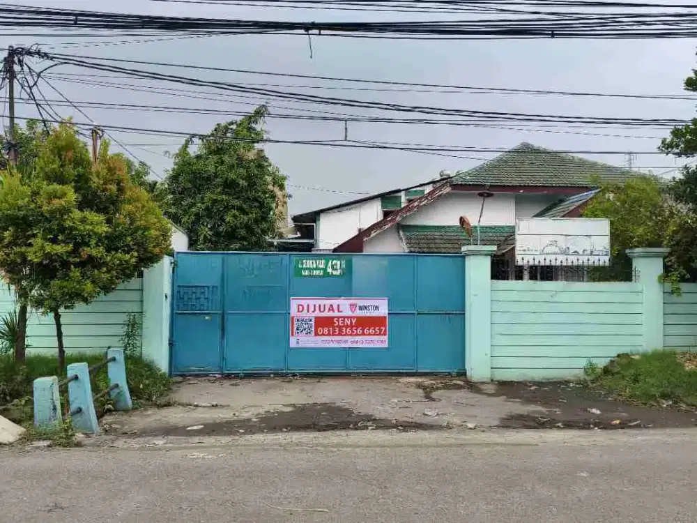 Jual Tanah dan Bangunan Siap Pakai, akses Truk Kontainer, kawasan Pabrik dan Bisnis