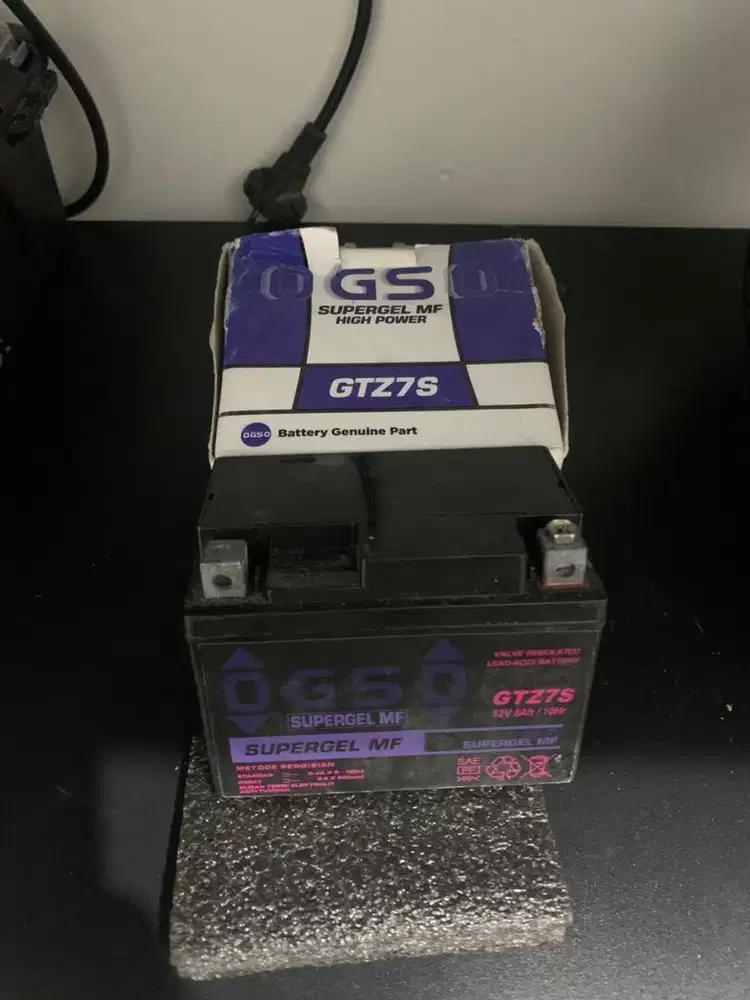 Aki bekas motor beat