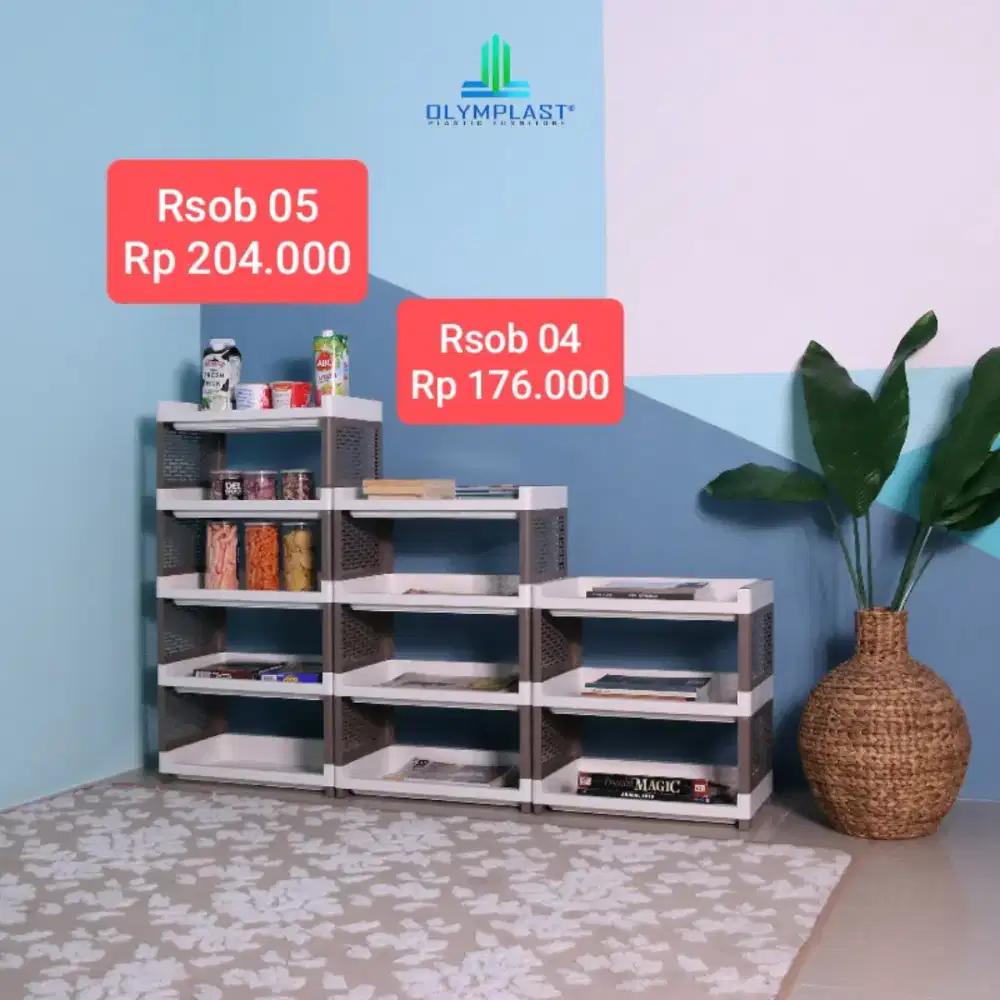 Rak Plastik Serbaguna Olymplast Murah Area Jogja (dwi)