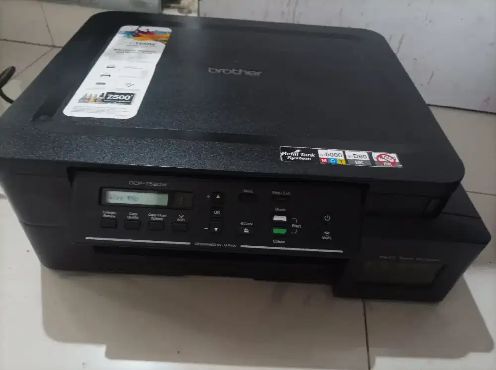 Brother DCP-T520W(wifi,print,scan,copy).No minus.Bisa COD
