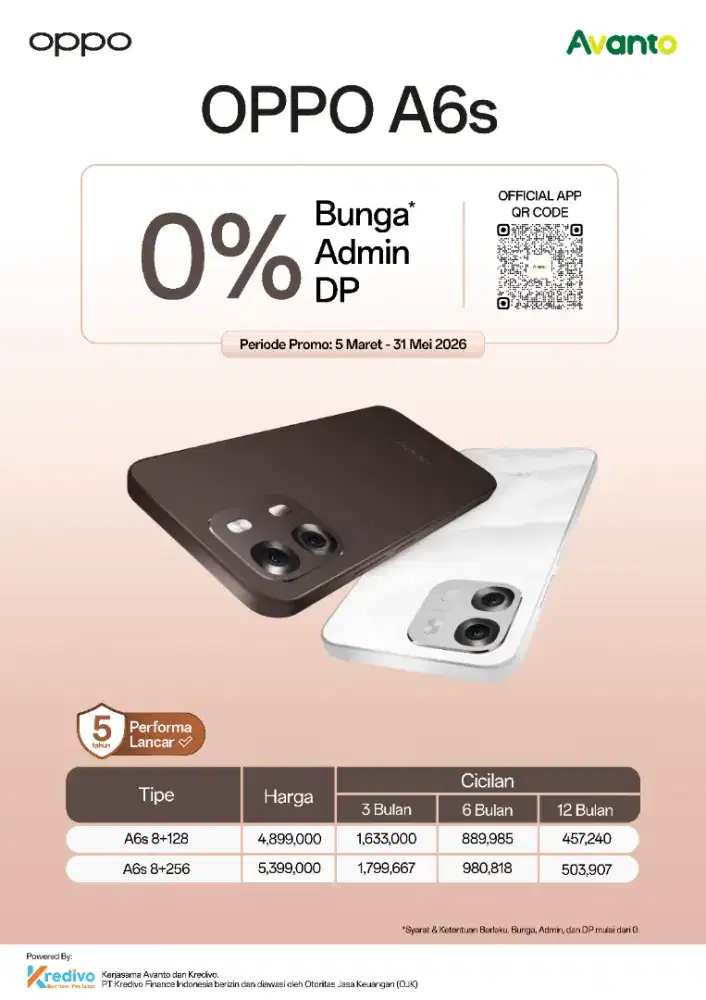 Ready Terbaru Oppo A6 series