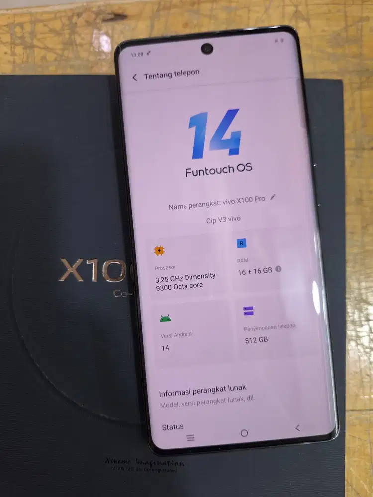 vivo x100 256gb bekas ori mulus