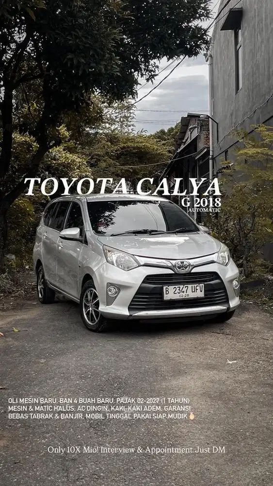 HRG CASH! Calya G AT 2018 Siap Mudik