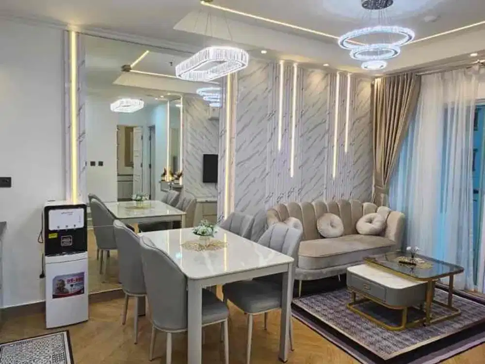 dijual apartemen city home MOI 2 kamar full furnish