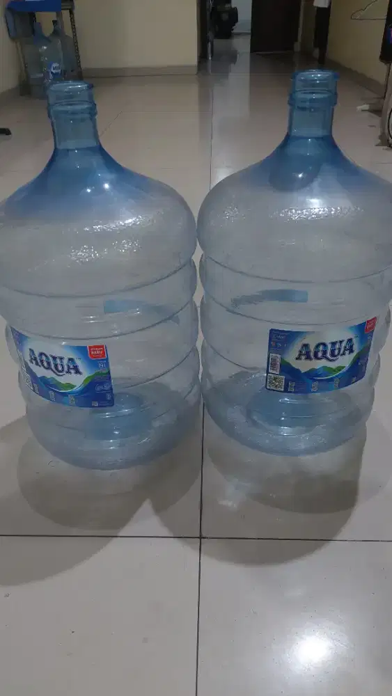 Galon aqua 2 biji