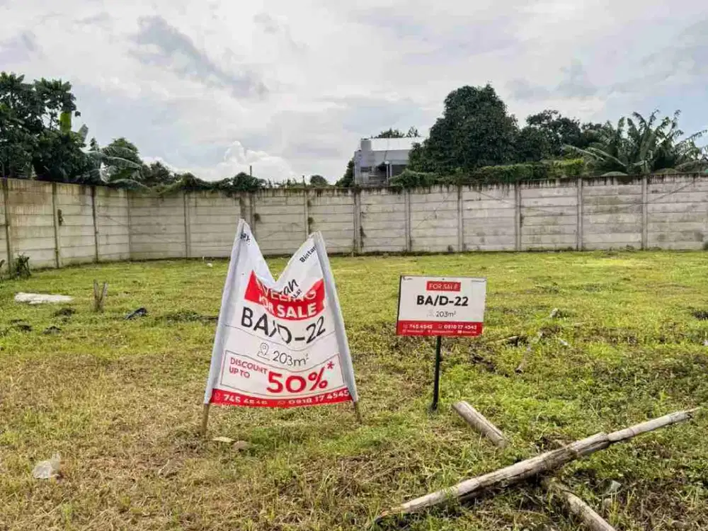 Tanah Kavling Di Botanica Bintaro Jaya