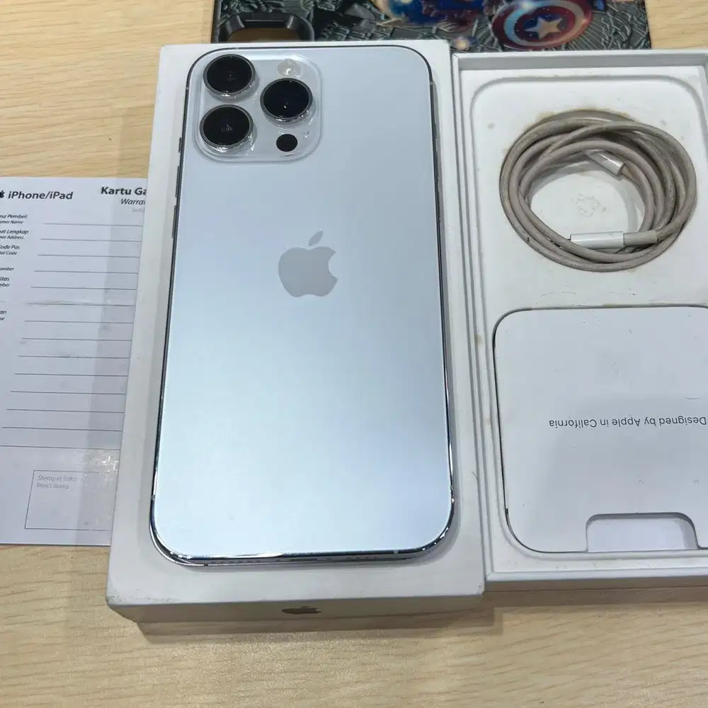 iphone 14 promax 256gb resmi ibox super like new unit jarang di pakai