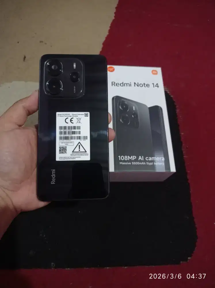 BISMILLAH REDMI NOTE 14 4G 8/128 FULSET MULUS