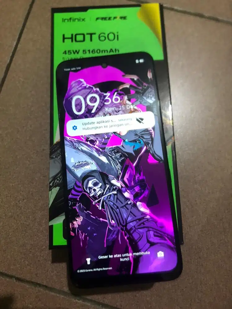 Infinix hot 60i 8/256 baru 1 bulan pakai