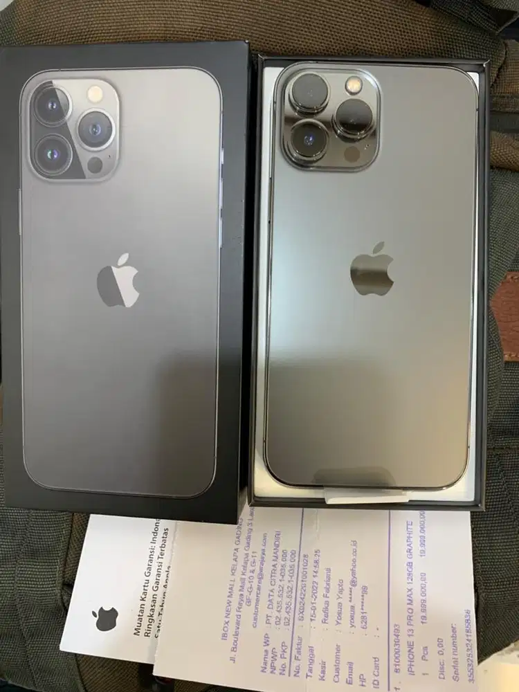 iPhone 13 Promax 128gb iBox fullshet nota