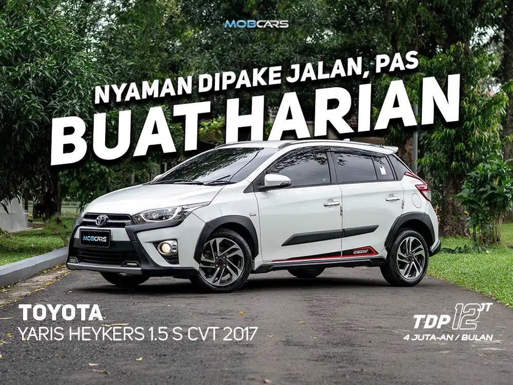FREE SMART TV 32 YARIS HEYKERS 1.5 S CVT 2017 PUTIH