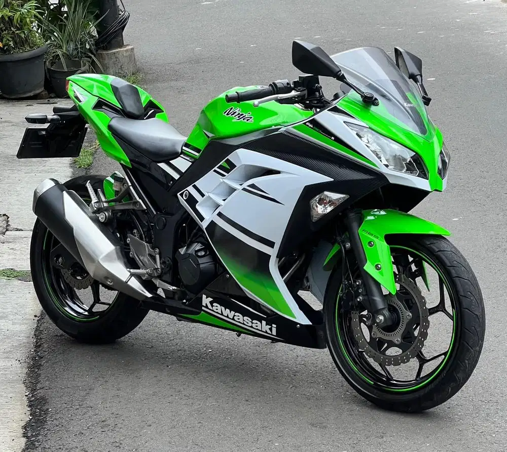 Ninja 250 FI ABS Anniversary Low KM 11rb like new 2015 SE hijau