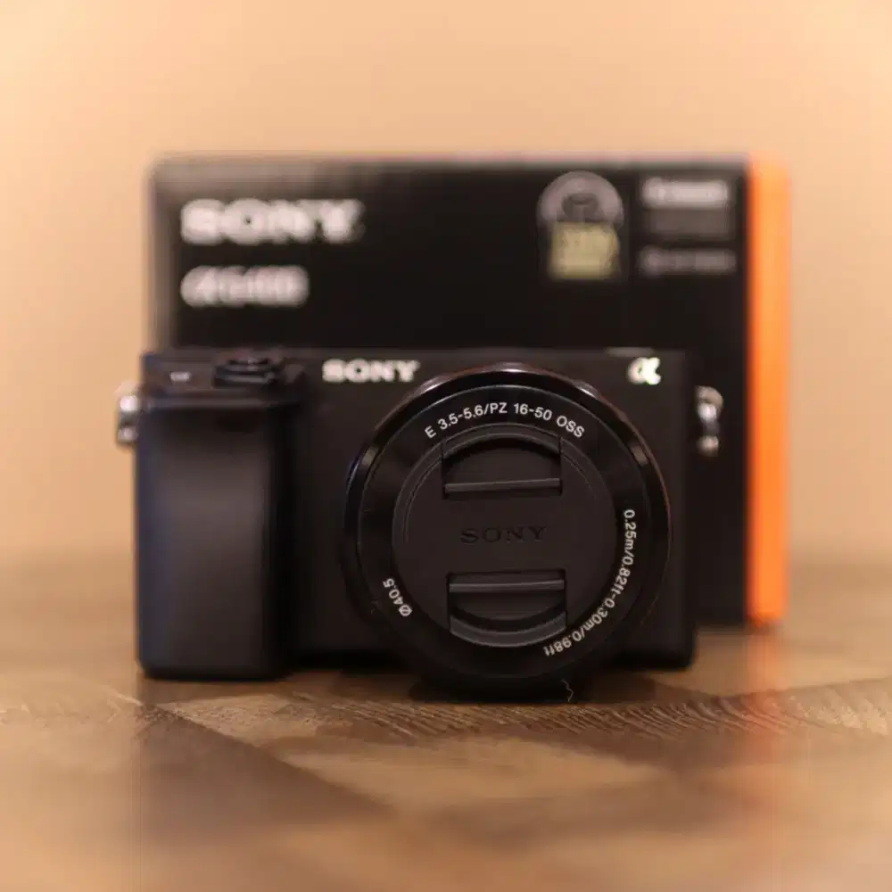SONY A6400 16-50mm SC 328 BNOB LIKE NEW GARANSI AKTIF