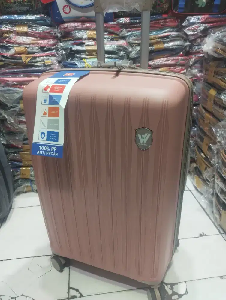 Di jual koper 24 inci bahan karet