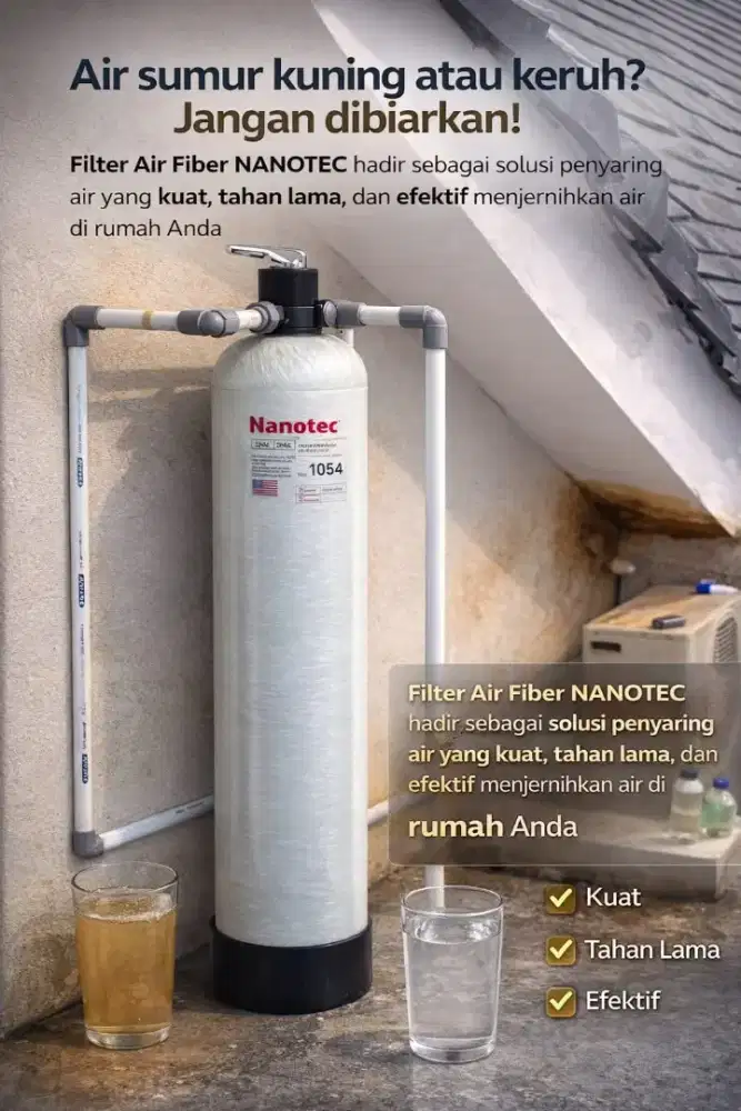Filter Air Penyaring Air Terbaik untuk Kebutuhan Rumah