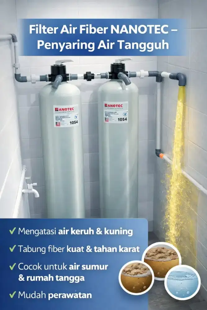 Filter Air Saringan Air Praktis Mudah Dipasang di Rumah