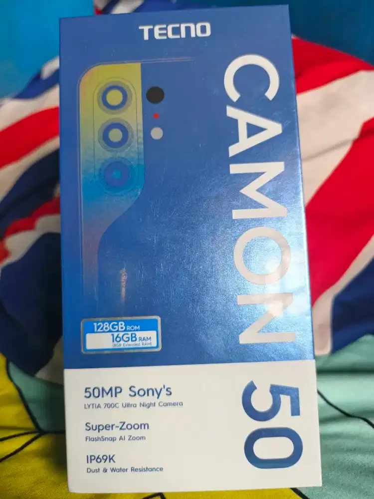 Tecno camon 50 baru segel