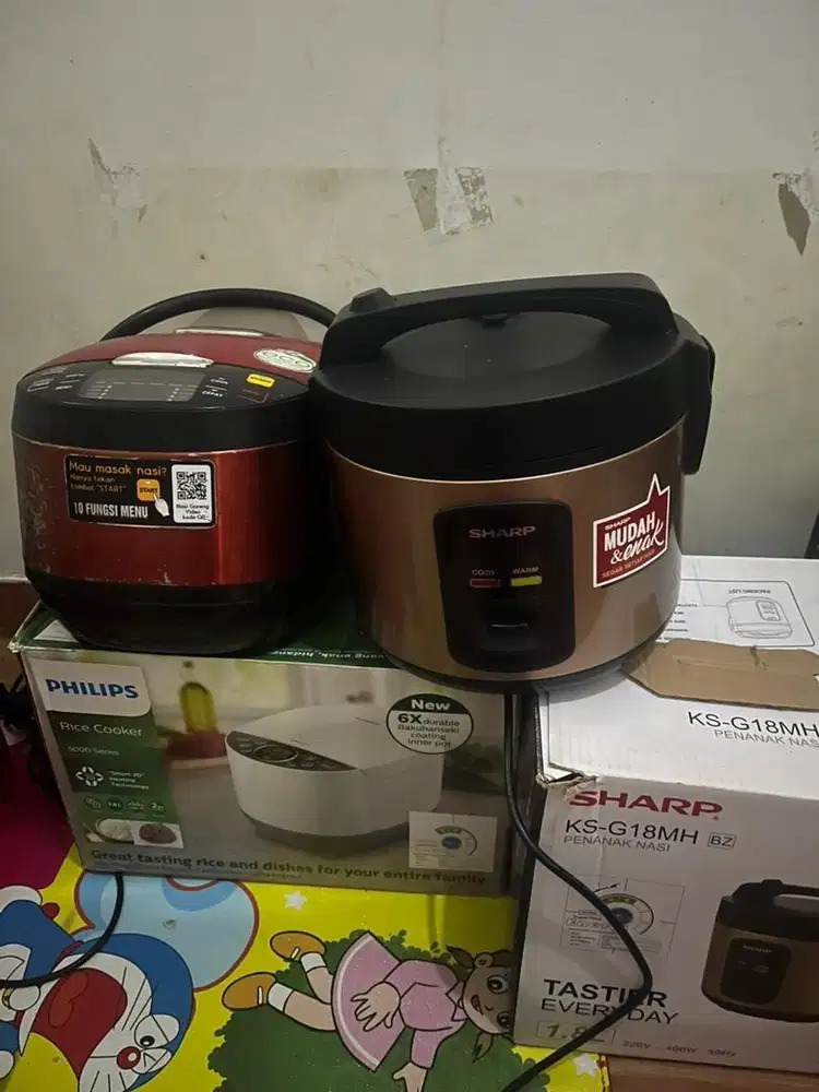 Dijual ricecooker baru tapi rusak