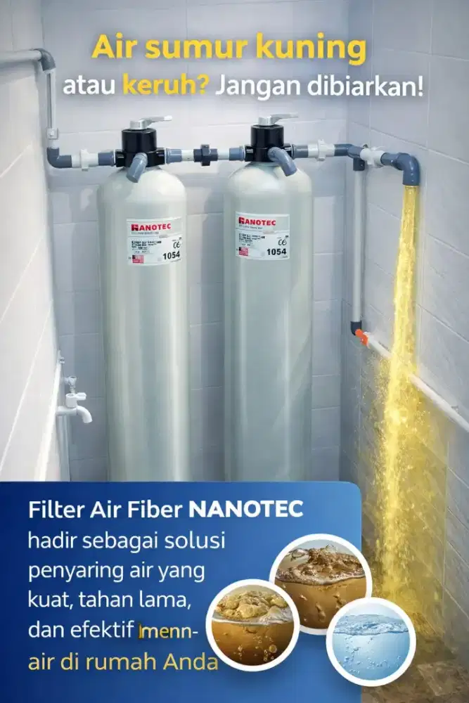 Filter Air Cara Mudah Mengatasi Air Keruh dengan Filter Air