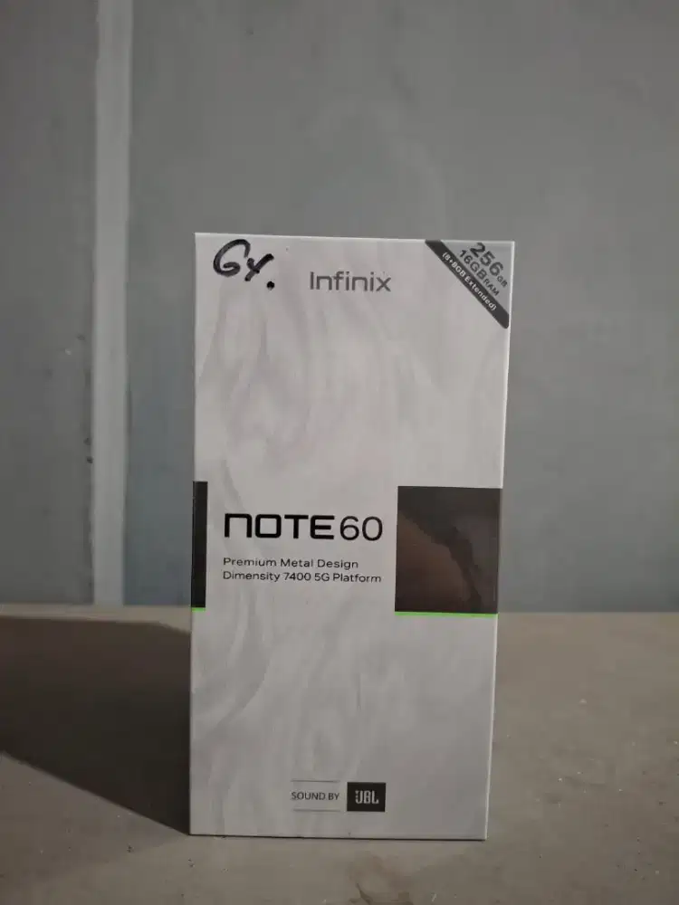 INFINIX NOTE 60 RAM 8/256 GB GARANSI RESMI