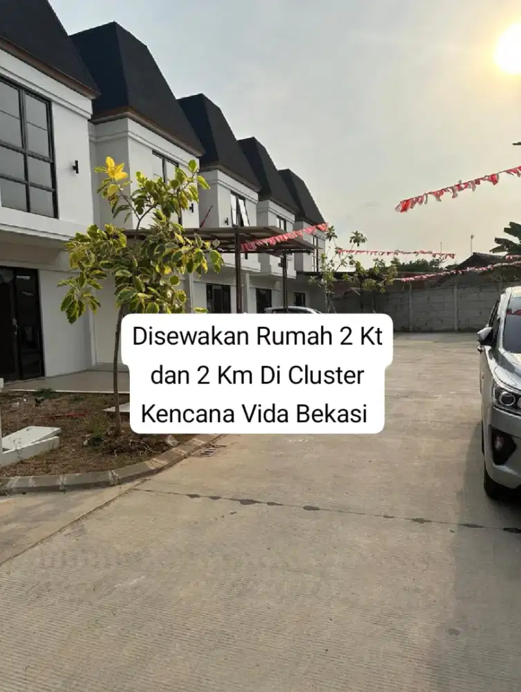 Disewakan Rumah Nyaman Di Cluster Kencana Vida Bekasi JL.Surya Kencana