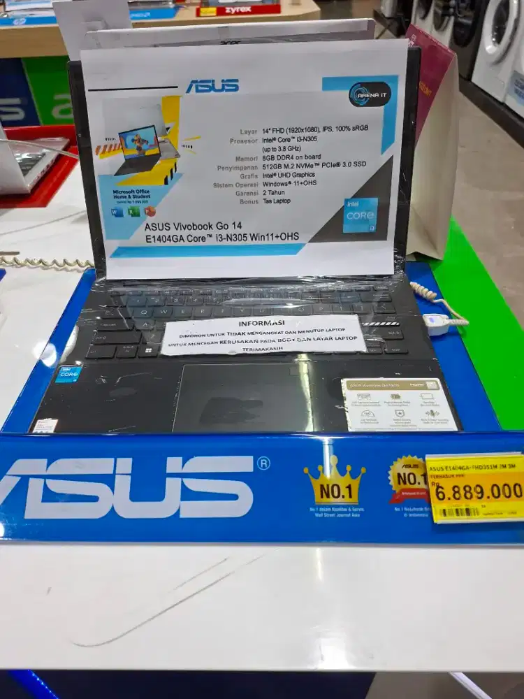 Asus E1404GA-FHD351M Core i3 N305 bisa cicilan