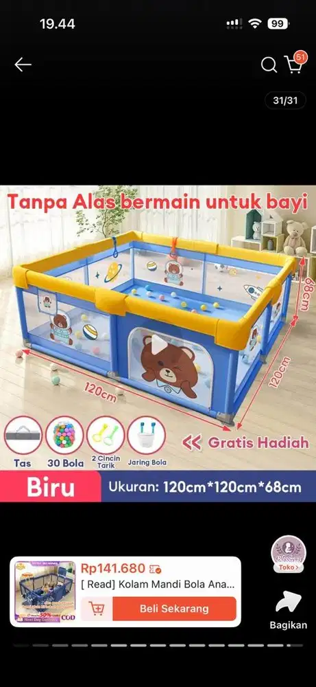 Pagar Bayi Kolam mandi