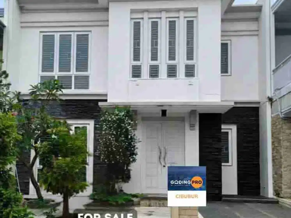 Dijual rumah kota wisata Cibubur 
Rumah Modern 2 Lantai Siap Huni Lokasi Strategis cluster exclusive