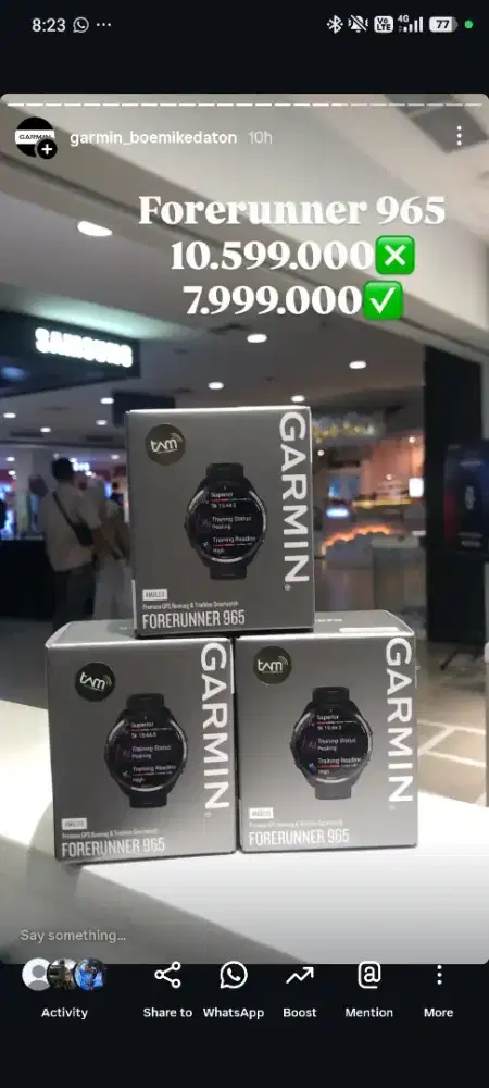 Garmin forerunner 965