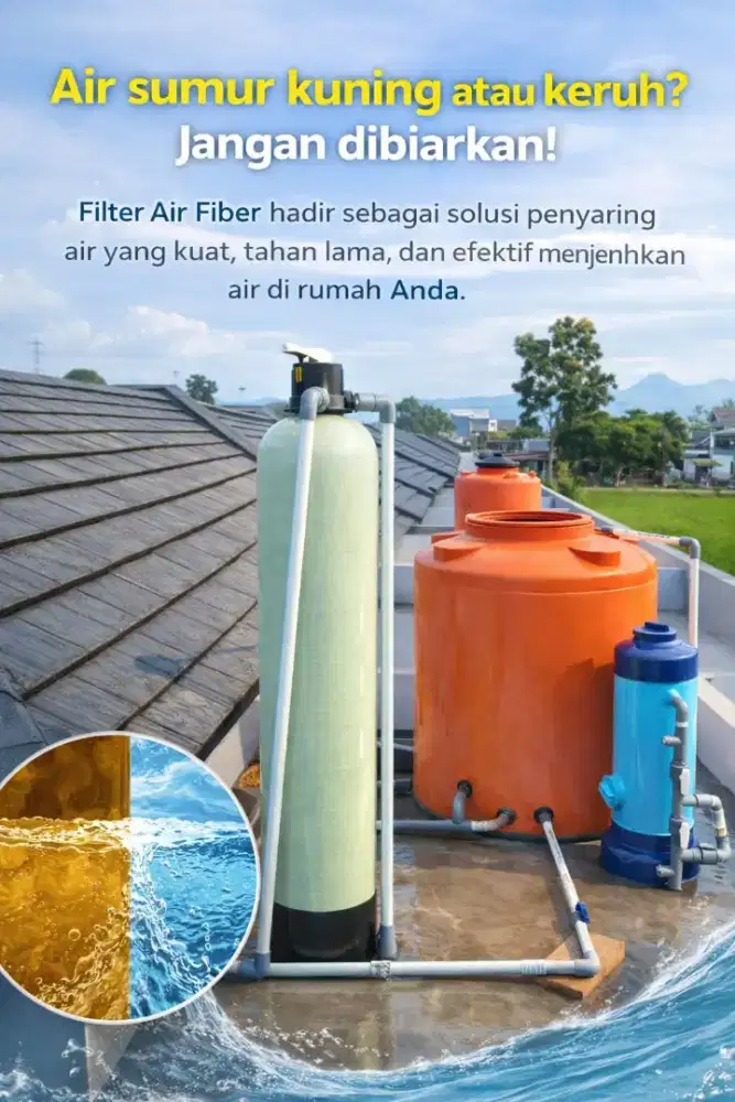 Filter Air Penyaring Air untuk Air Sumur yang Lebih Bersih