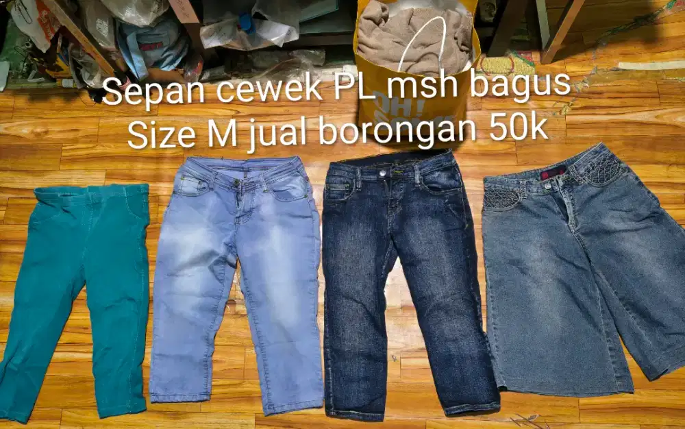 PL bawahan Cewek Size M msh bagus layak pakai jual Borongan