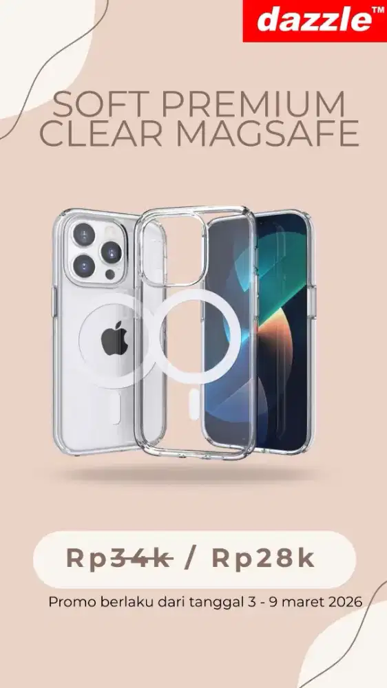 Soft premium clear case magsafe