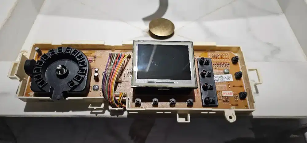 Modul Display Mesin cuci frontloading samsung WF1124XAC kondisi defect