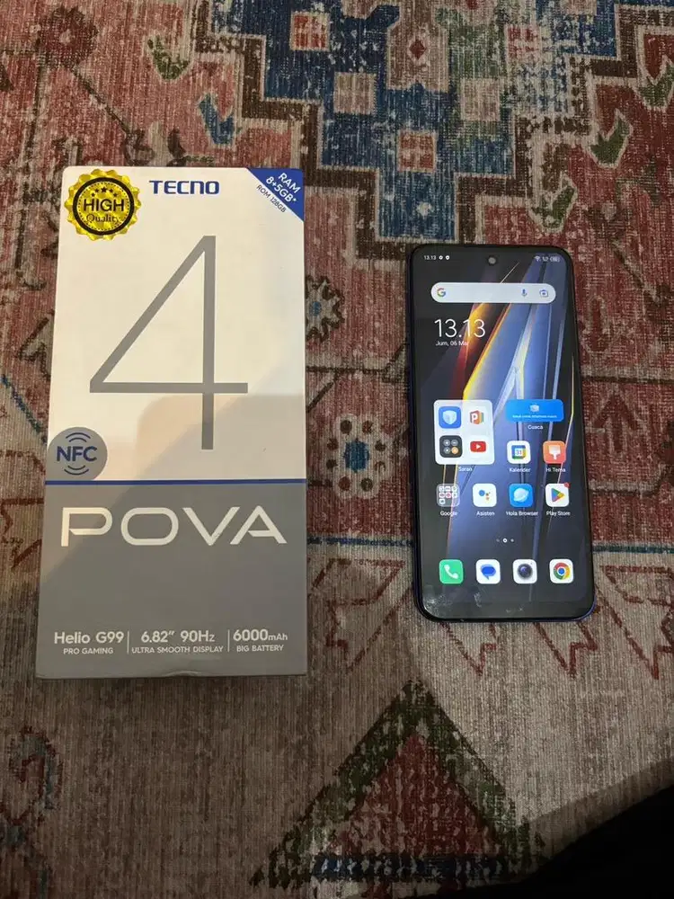 Tecno Pova 4 Ram 8GB Internal 128GB NFC