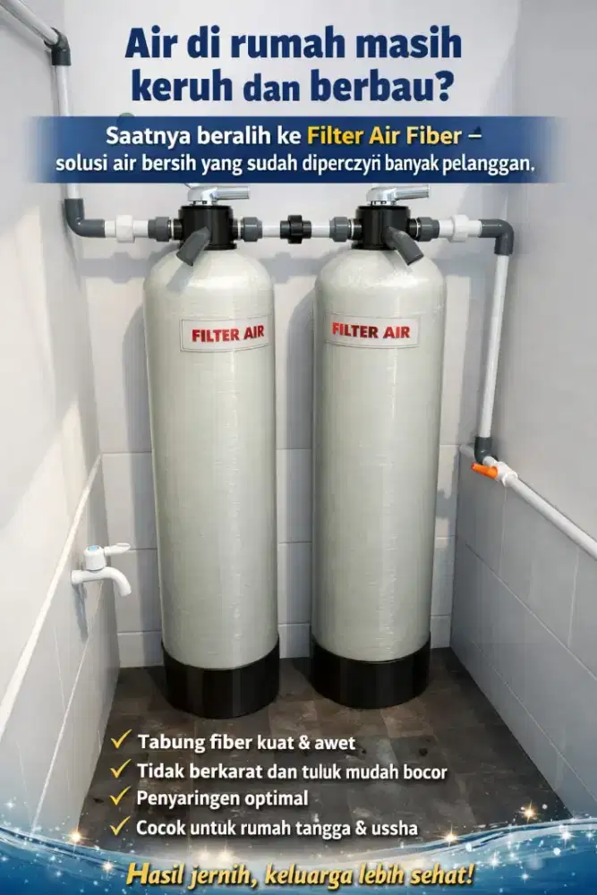 Filter Air Penyaring Air untuk Masalah Air Rumah Tangga