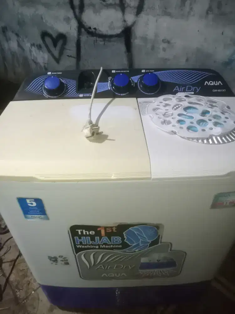 Jual mesin cuci 2 tabung normal semua